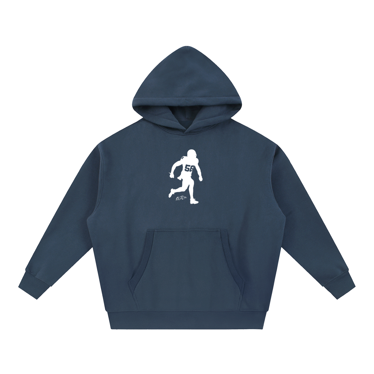 Bobby Okereke Silhouette Oversized Boxy Hoodie