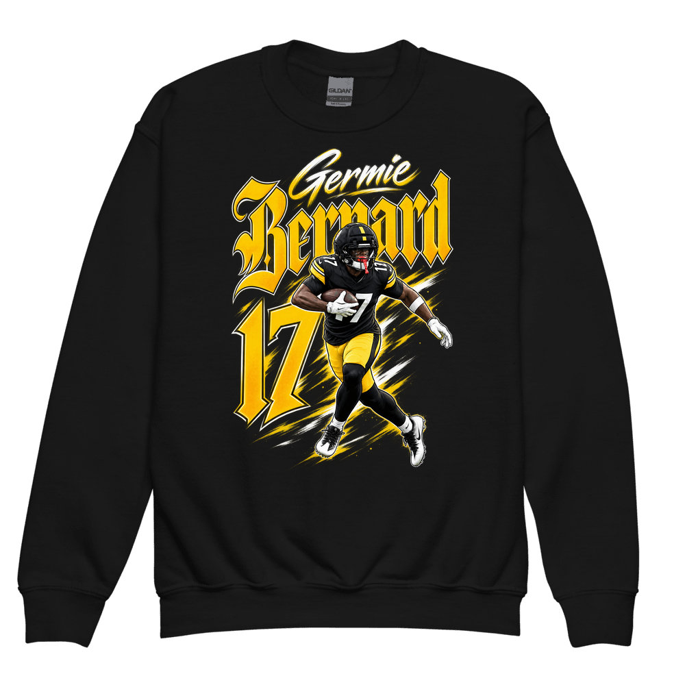 Youth Crew Neck Sweatshirt | Gildan 18000B - Black