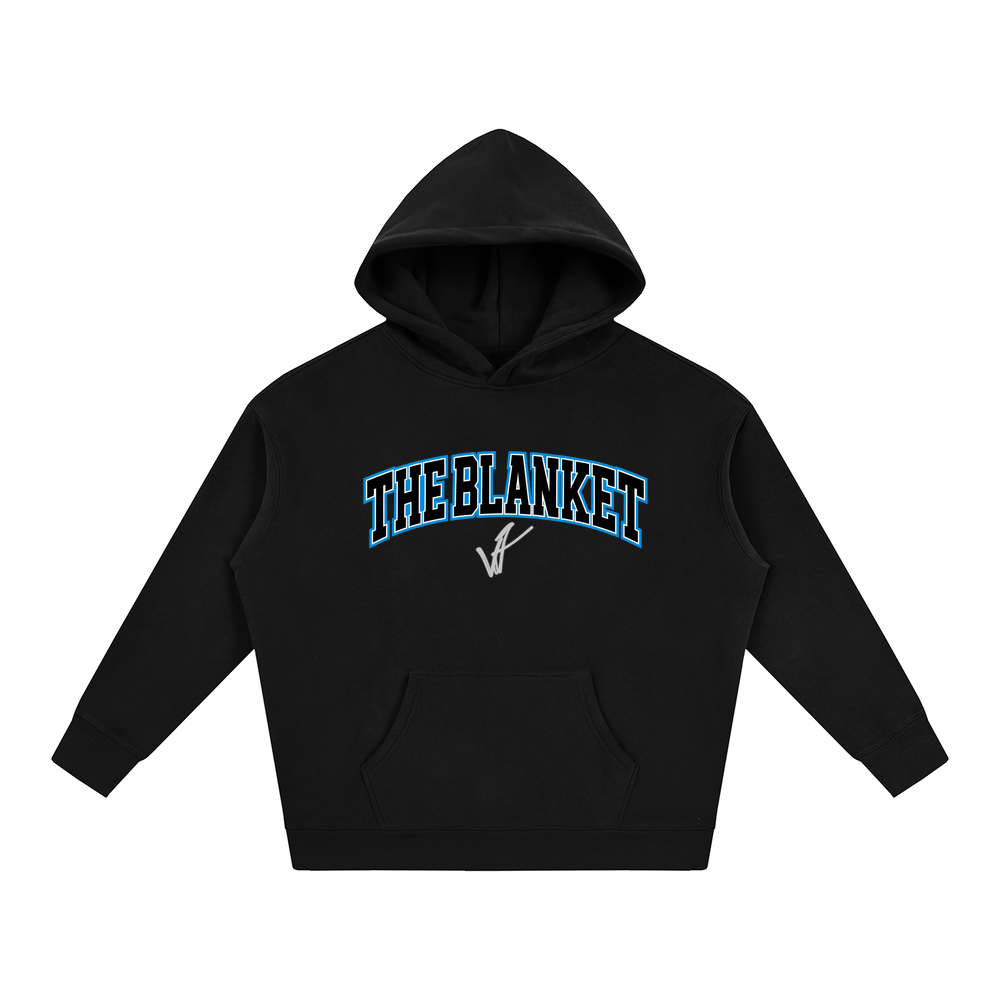 Oversize Fleeced Hoodie - Black