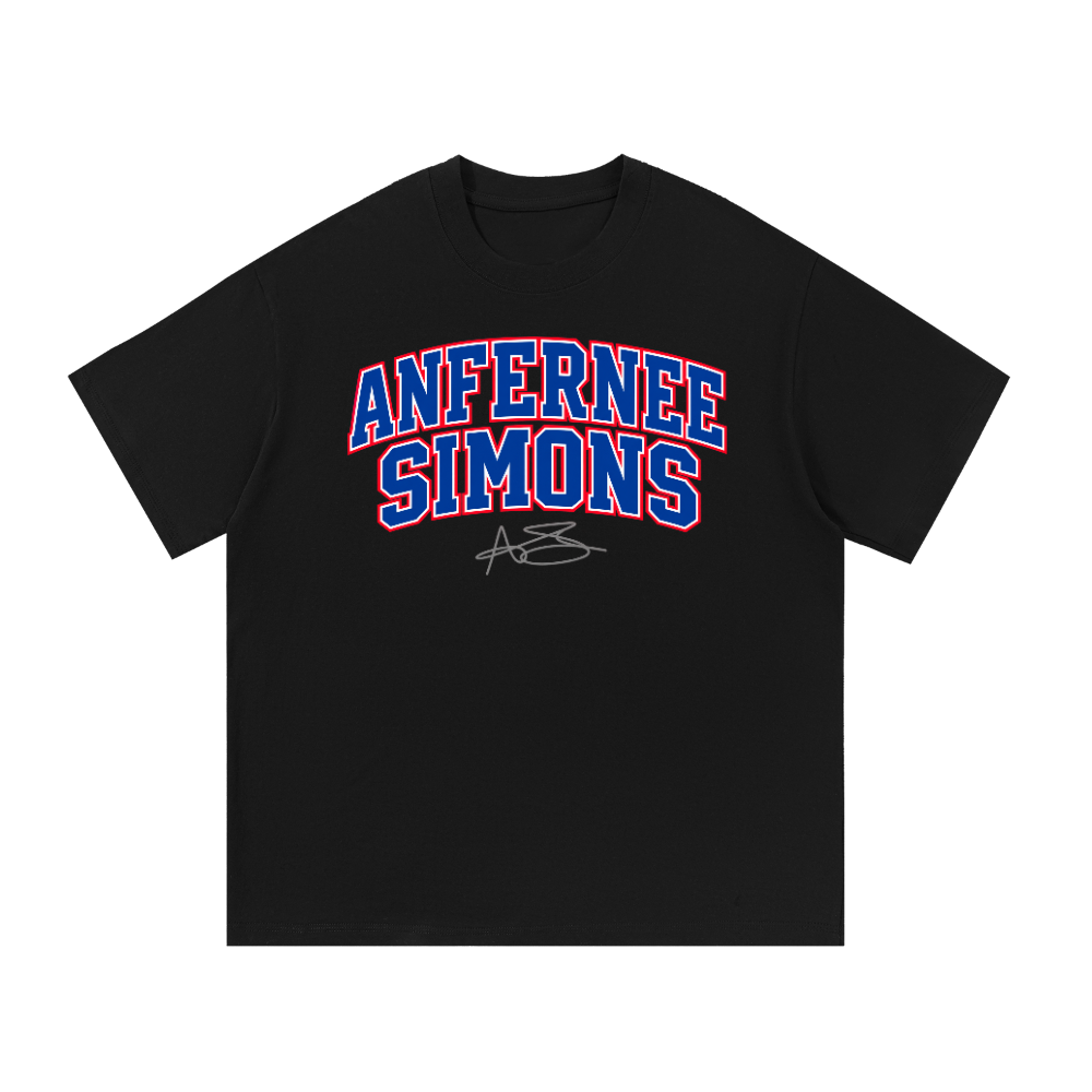Anfernee Simons Varsity Wordmark T-shirt - Black