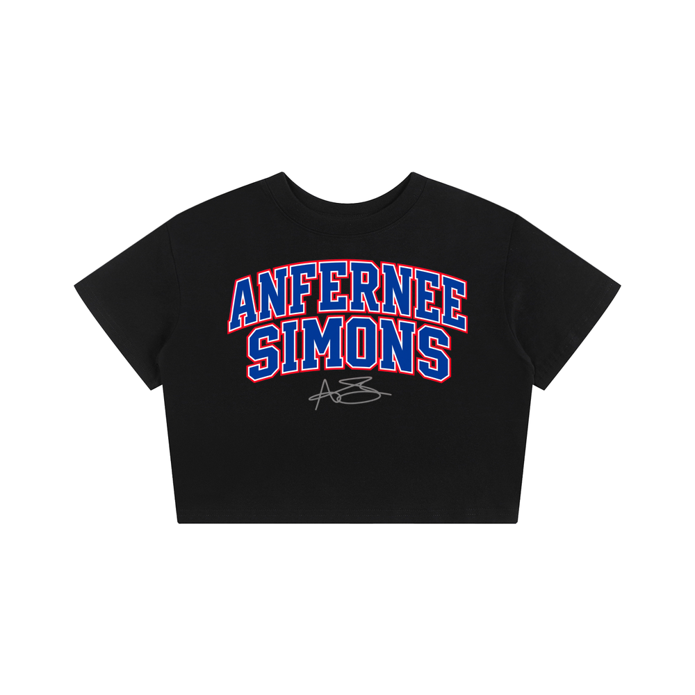 Baby Tee Seamless T-Shirt - 200 GSM  - Black