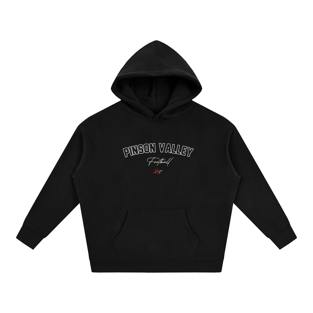 Oversize Fleeced Hoodie - Black