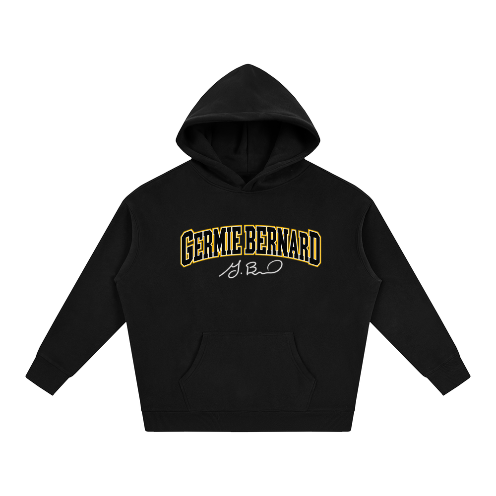 Oversize Fleeced Hoodie - Black