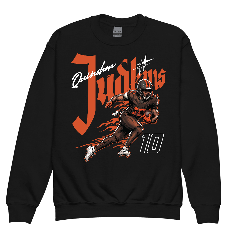 Youth Crew Neck Sweatshirt | Gildan 18000B - Black