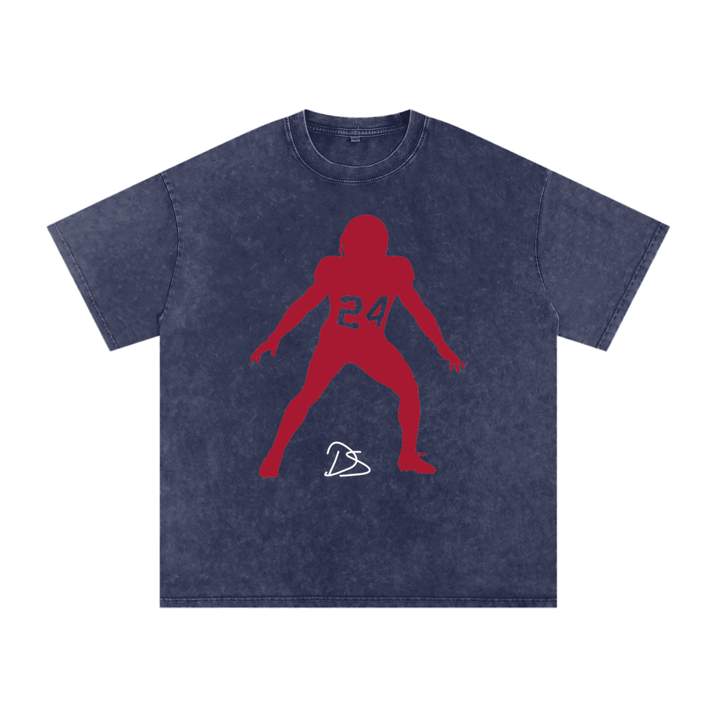 Derek Stingley Jr. Silhouette Oversized Washed T-shirt
