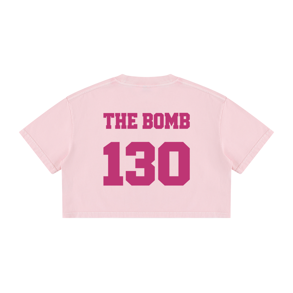 Alycia Baumgardner Logo Jersey Cropped T-shirt