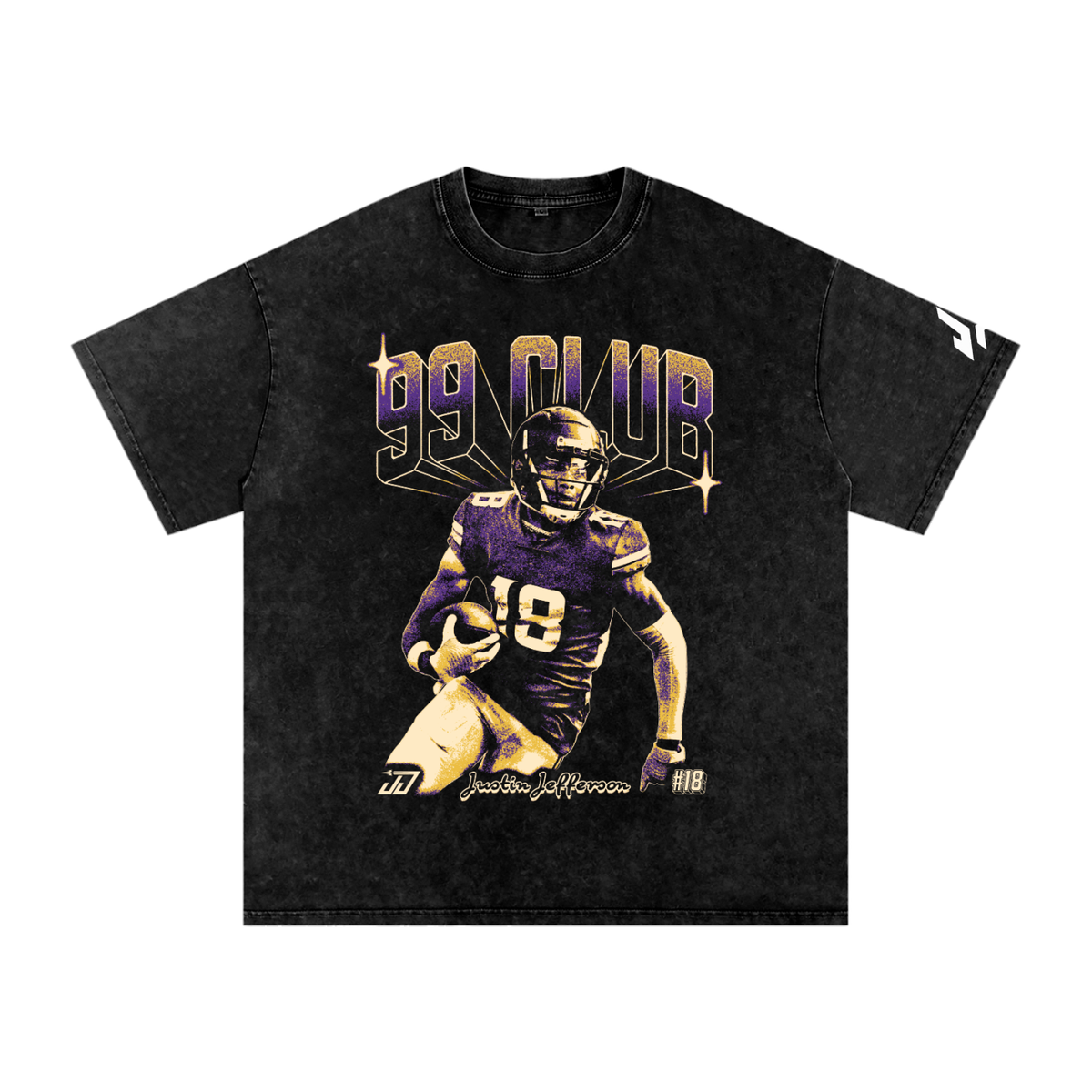 Justin Jefferson 99 Club Washed Boxy T-shirt