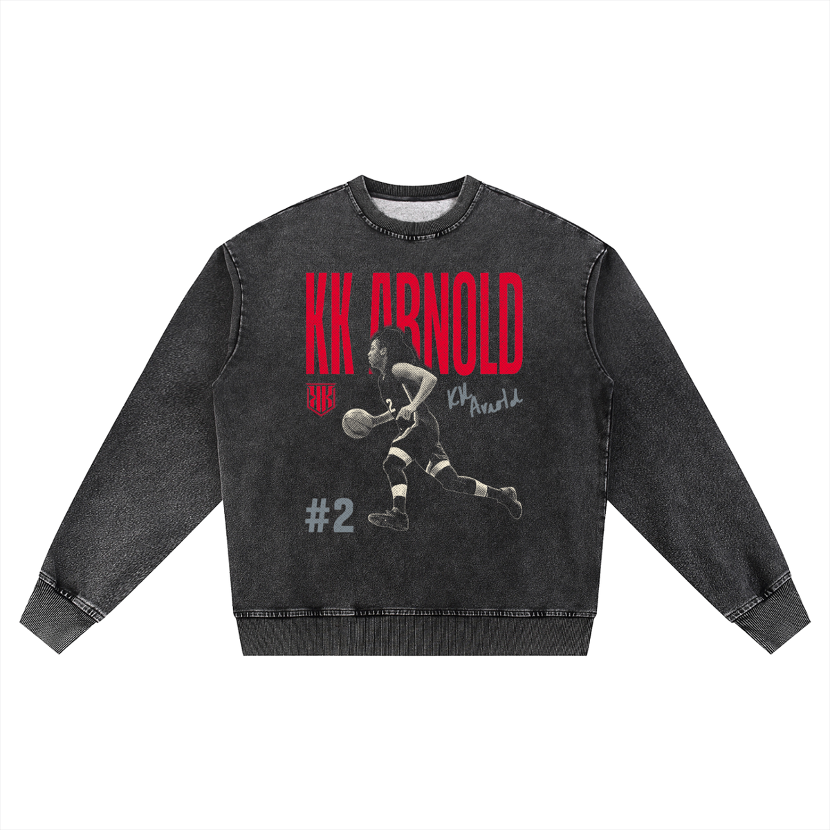 KK Arnold Halftone Oversized Washed Sweatshirt