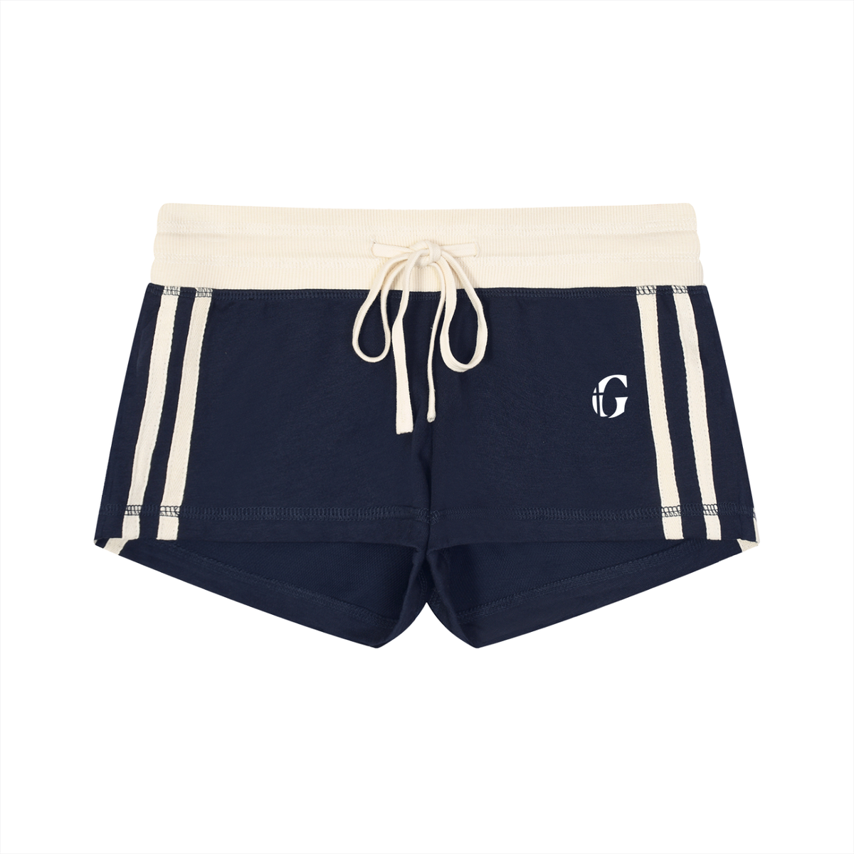 Women's Contrast Stripe Track Shorts