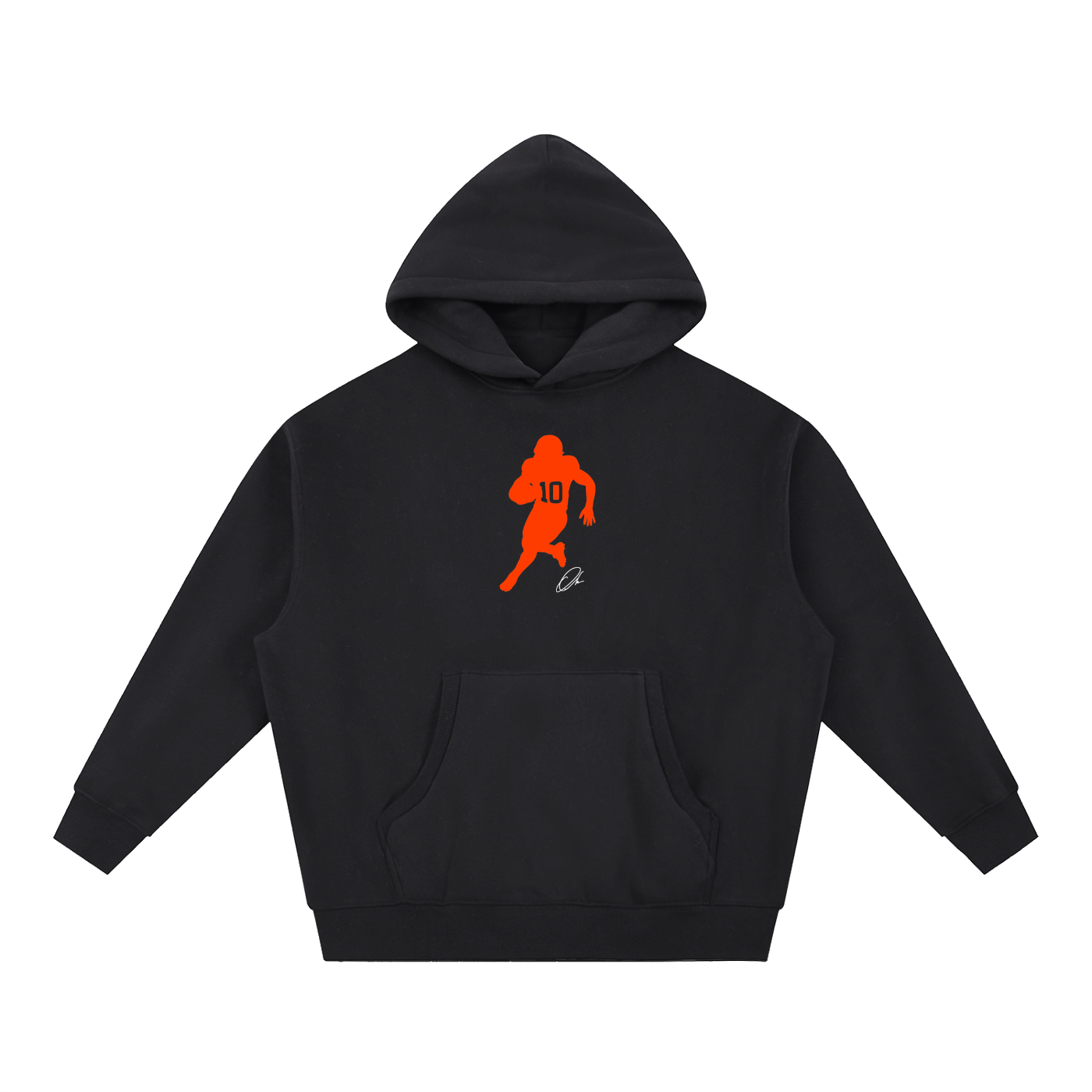 Quinshon Judkins Silhouette Oversized Boxy Hoodie
