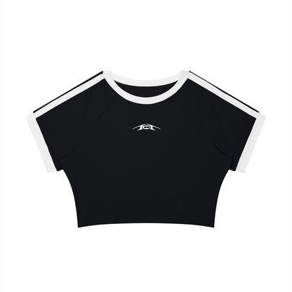 Tommy Castellanos "Logo" Colorblock Crop Top