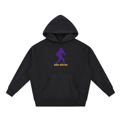 Justin Jefferson Silhouette Oversized Boxy Hoodie