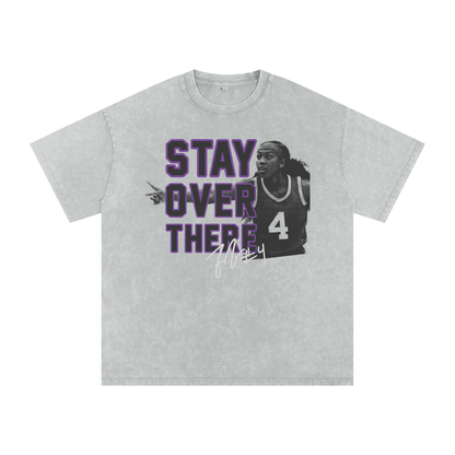 Flau'jae Johnson "Stay Over There" Snow Washed Oversized T-Shirt