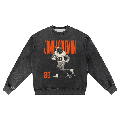 Jonah Coleman Halftone Oversized Washed Sweatshirt