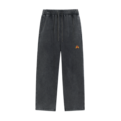 Aaron Wiggins "Logo" Wide Leg Sweatpants