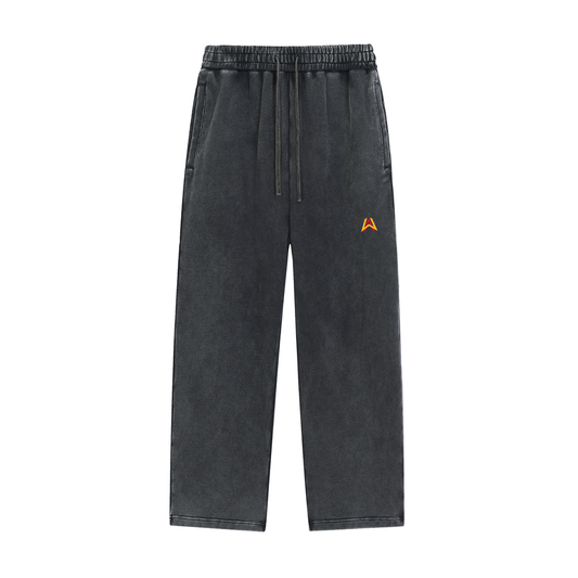 Aaron Wiggins "Logo" Wide Leg Sweatpants