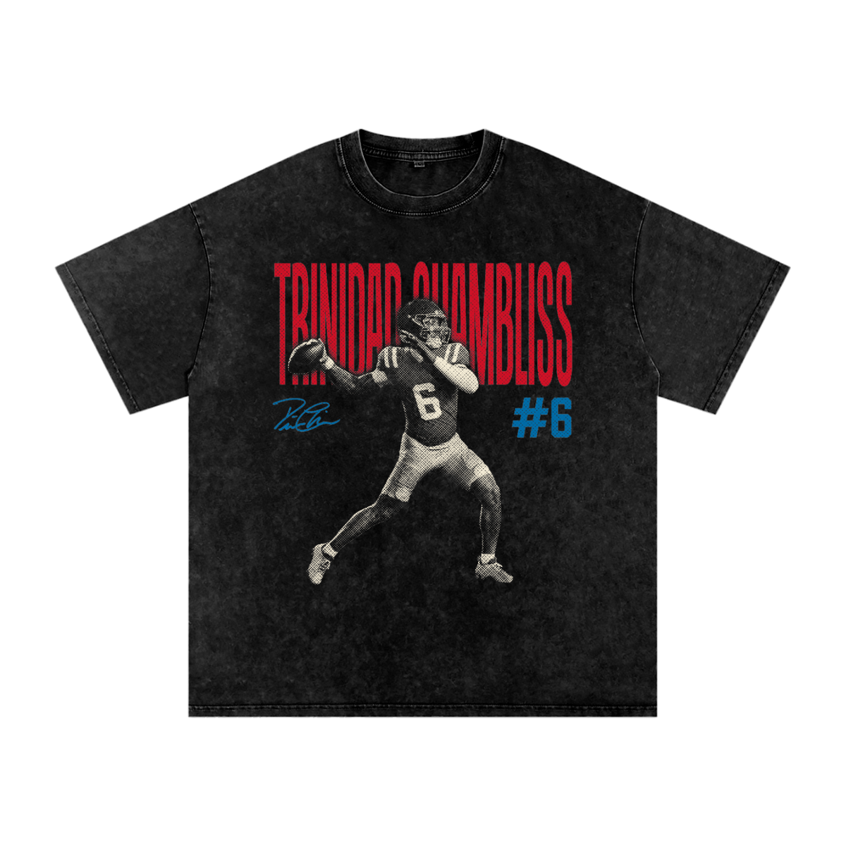 Trinidad Chambliss Halftone Oversized Washed T-Shirt