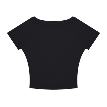 Sophie Cunningham "Portrait" Boatneck Raglan Tee