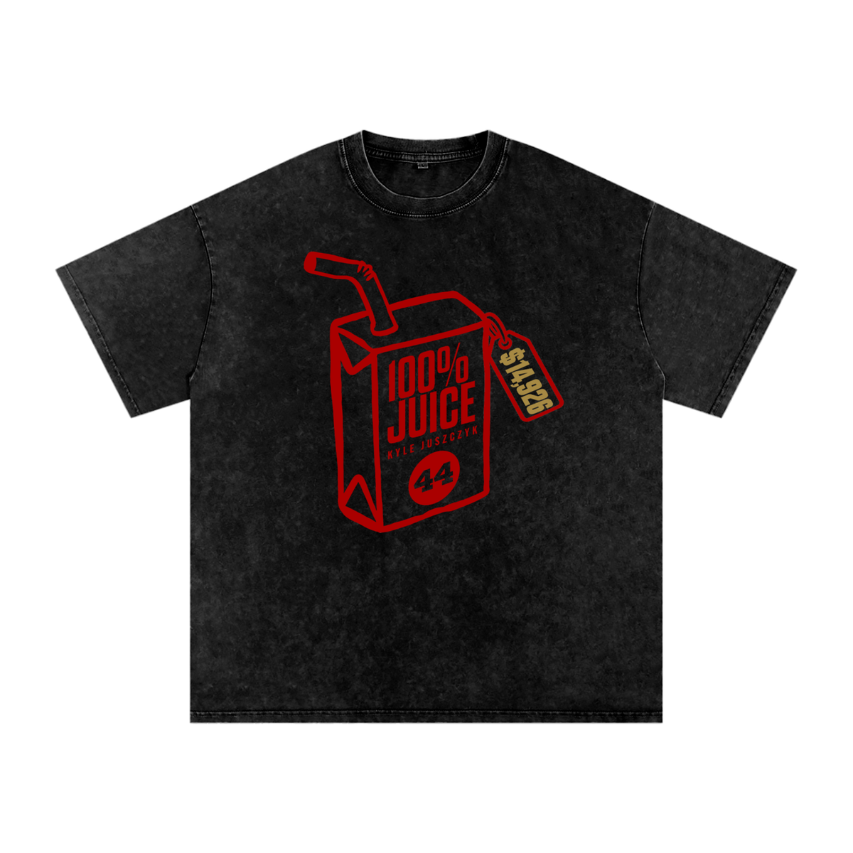 Kyle Juszczyk "Juice Fine" Washed Boxy T-shirt