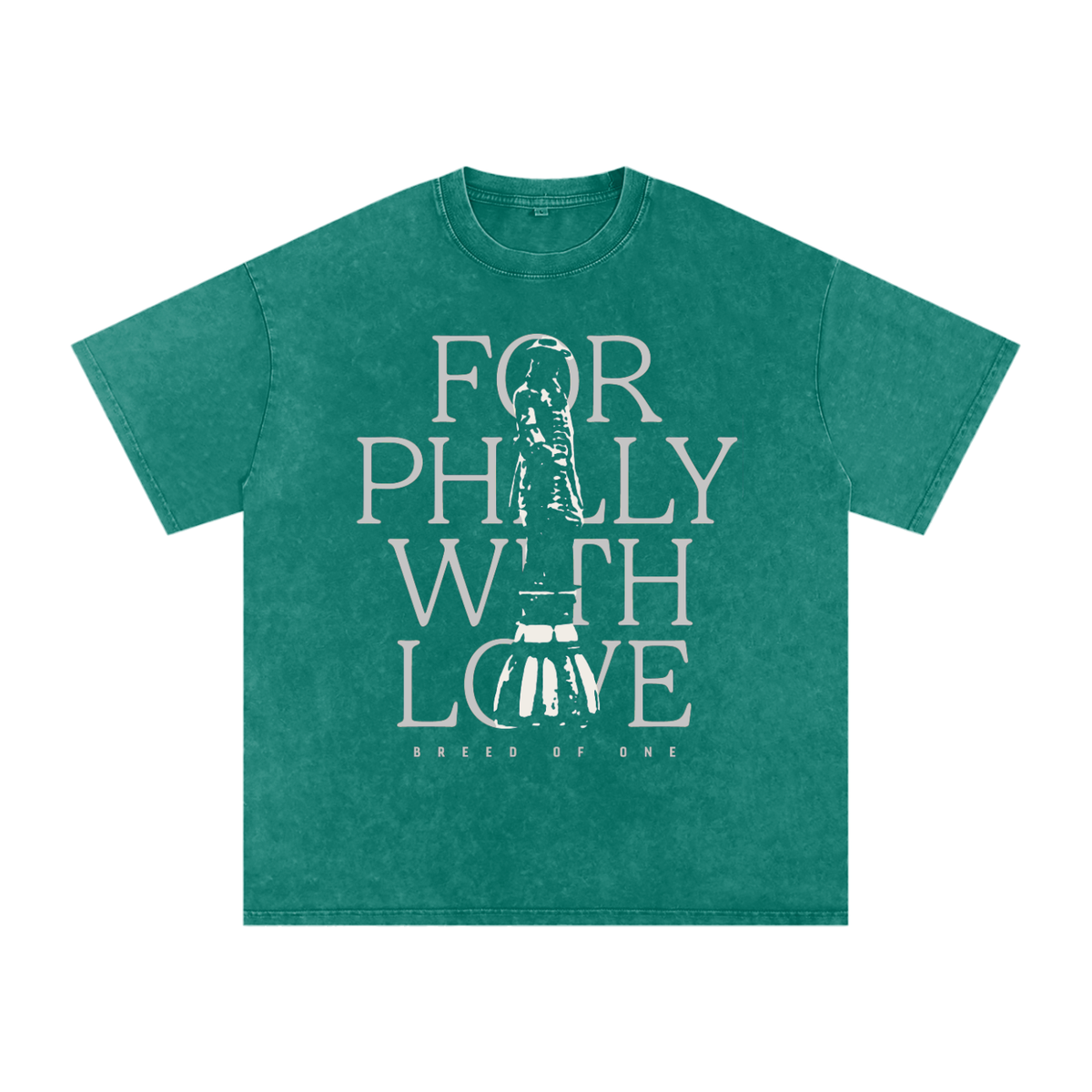 Jalen Hurts For Philly Washed Boxy T-shirt