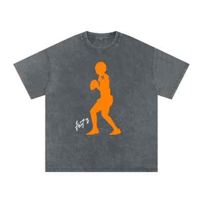 Faizon Brandon Silhouette Oversized Washed T-shirt
