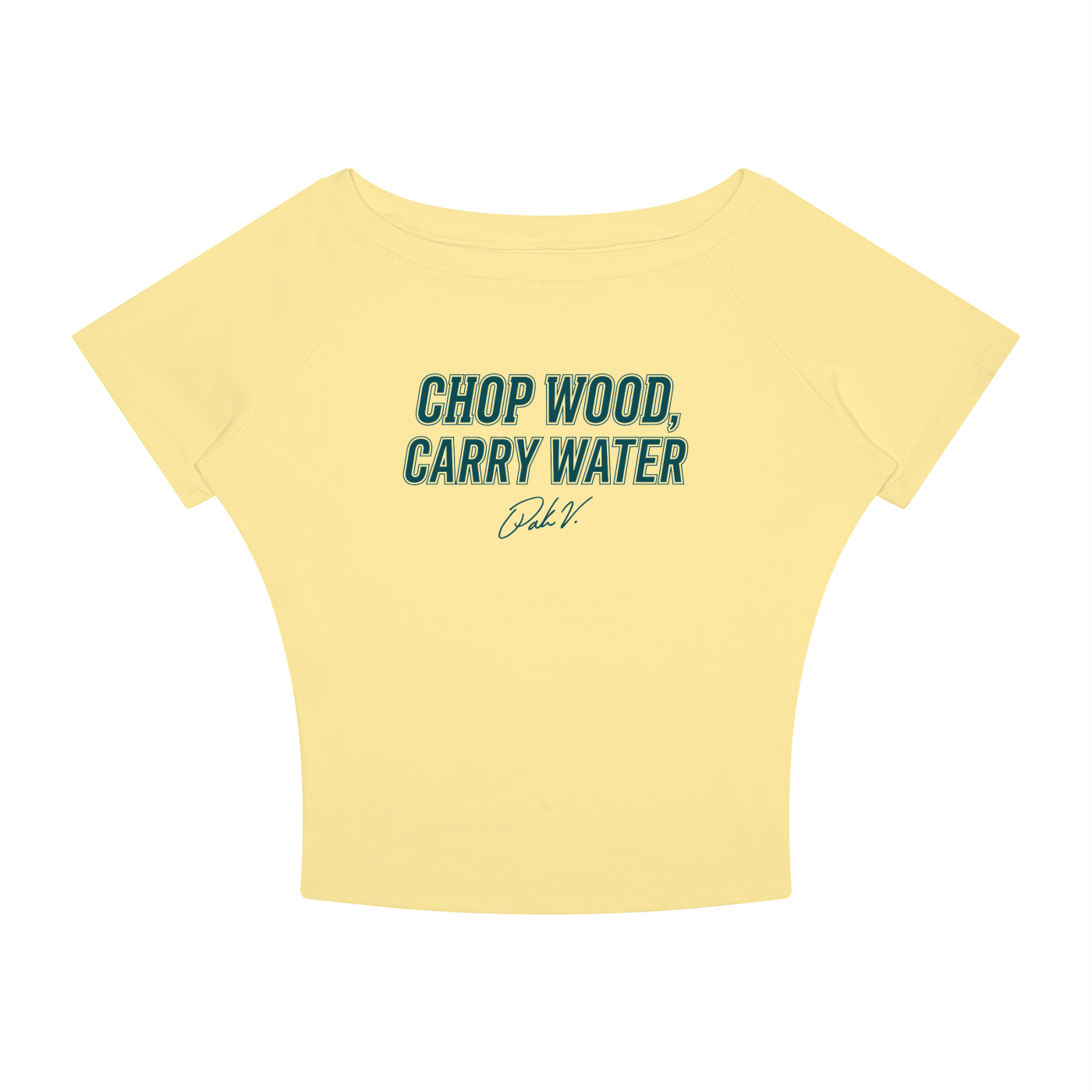 Parker Washington "Chop Wood, Carry Water" Boatneck Tee
