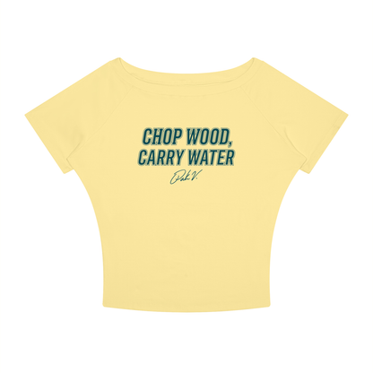 Parker Washington "Chop Wood, Carry Water" Boatneck Tee