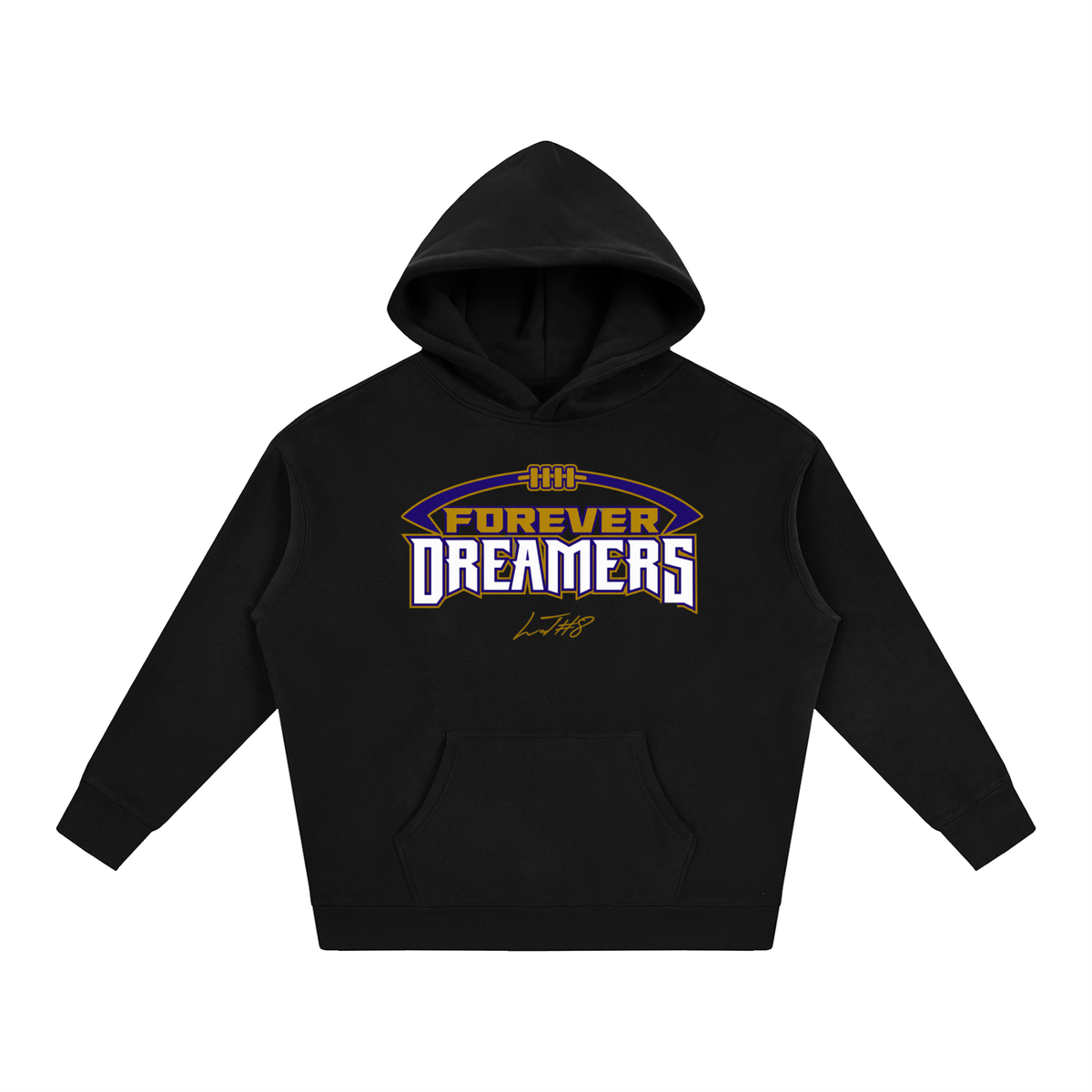 Lamar Jackson Logo Oversized Hoodie