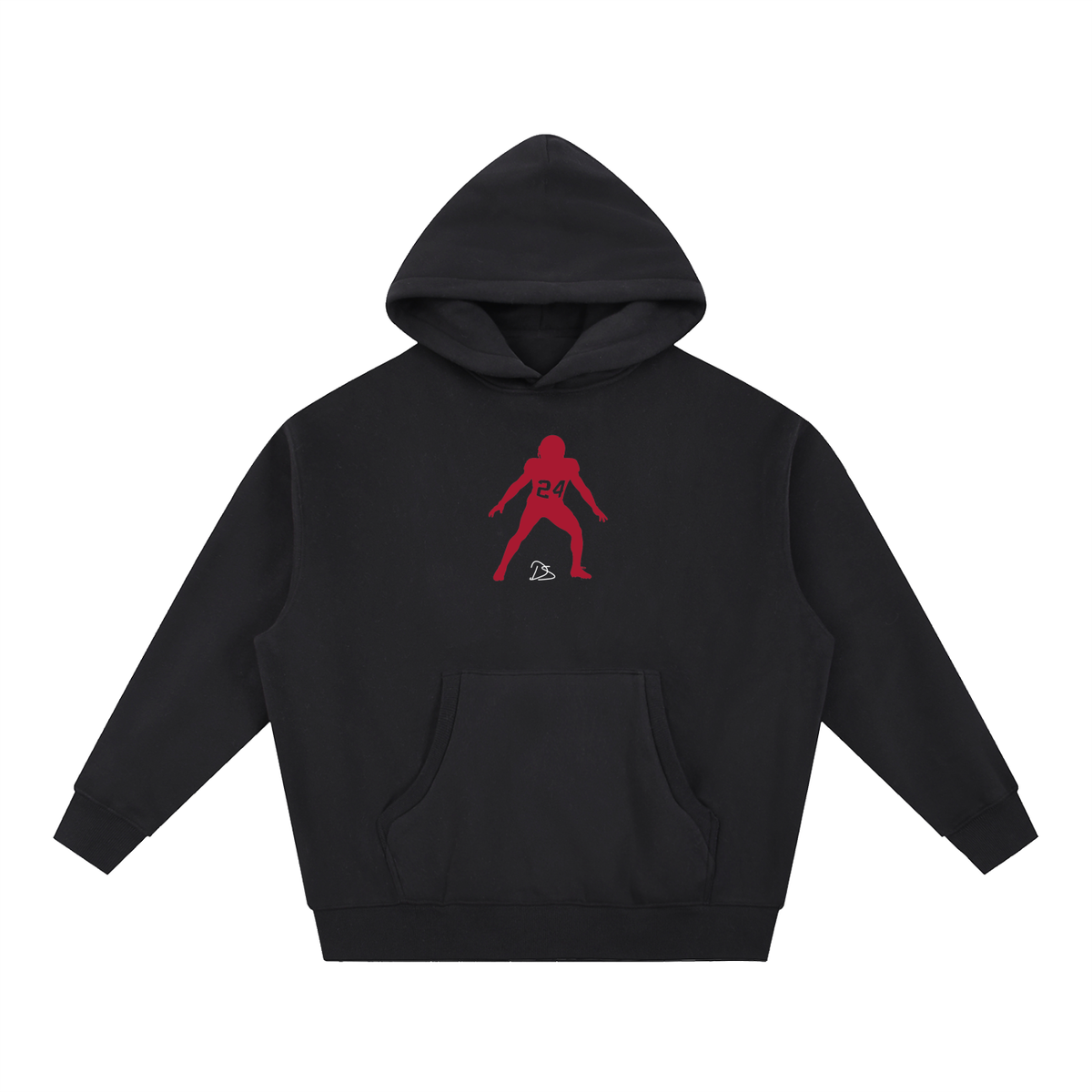 Derek Stingley Jr. Silhouette Oversized Boxy Hoodie