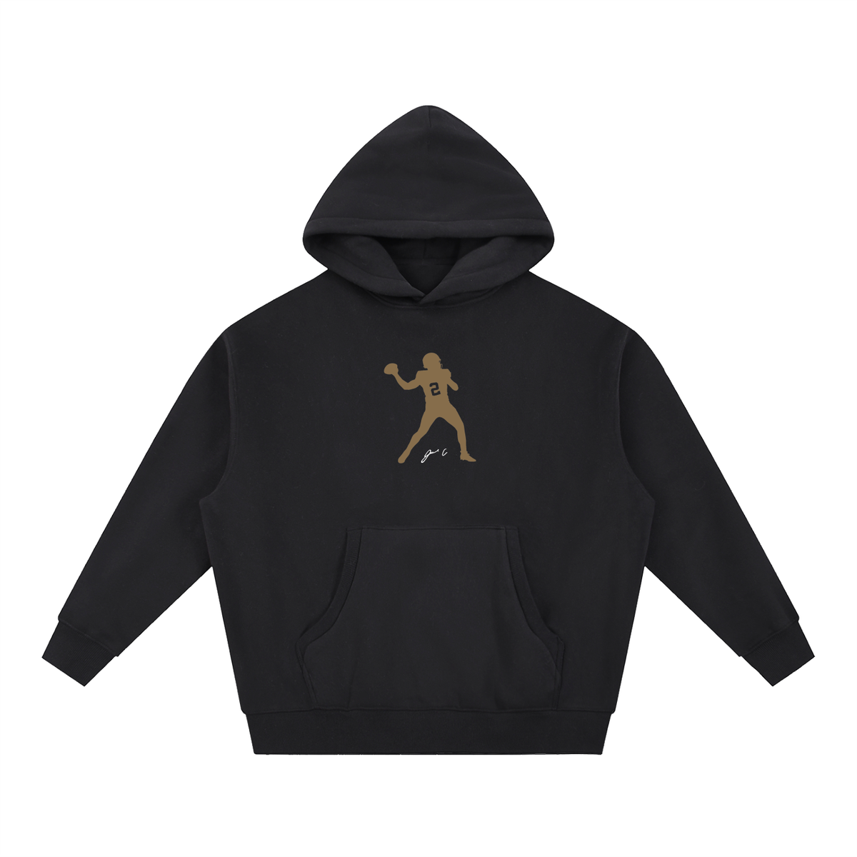 Jared Curtis Silhouette Oversized Boxy Hoodie