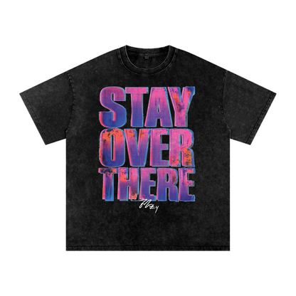 Flau'jae Johnson "Stay Over There" Washed Box T-shirt