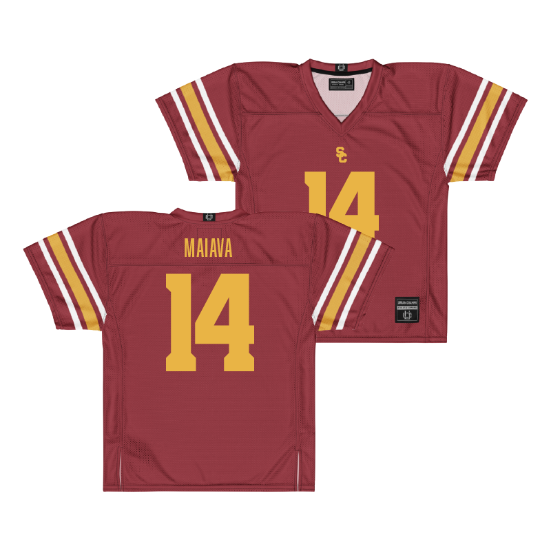 USC Football Cardinal Jersey    - Jayden Maiava