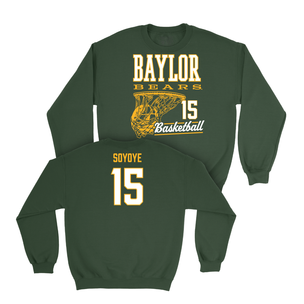Baylor Men's Basketball Green Hoops Crew  - Ramon Soyoye
