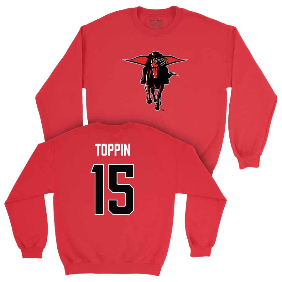 Texas Tech Men's Basketball Red Legacy Crew - JT Toppin
