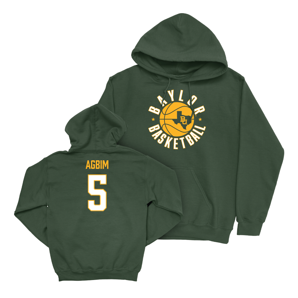 Baylor Men's Basketball Green Hardwood Hoodie  - Obi Agbim