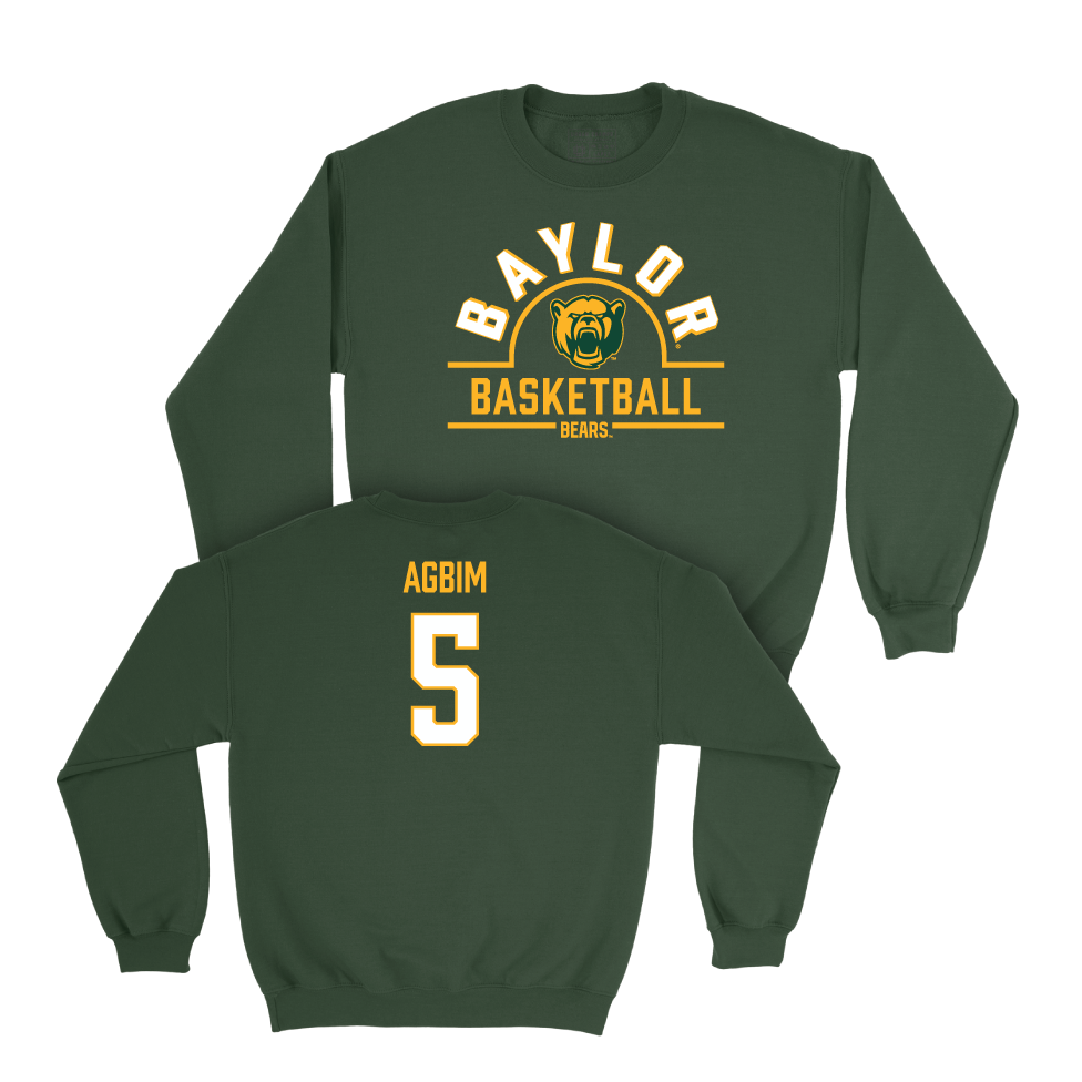 Baylor Men's Basketball Green Arch Crew  - Obi Agbim