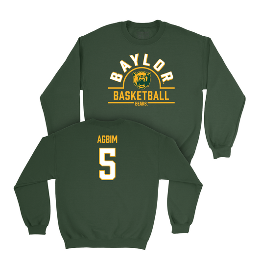 Baylor Men's Basketball Green Arch Crew  - Obi Agbim