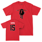 Texas Tech Men's Basketball Red Legacy Tee - JT Toppin