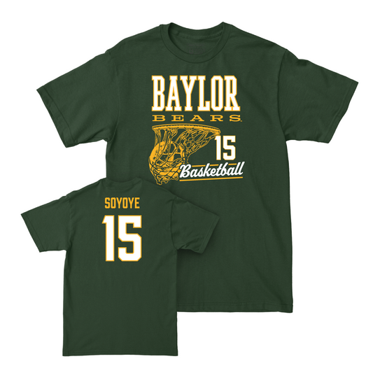 Baylor Men's Basketball Green Hoops Tee  - Ramon Soyoye