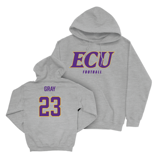 East Carolina Football Sport Grey ECU Hoodie   - Ashton Gray