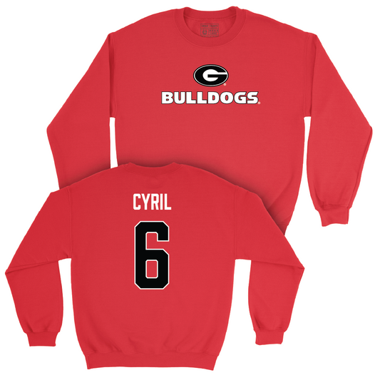Georgia Men's Basketball Red Legacy Crew - Somtochukwu Cyril