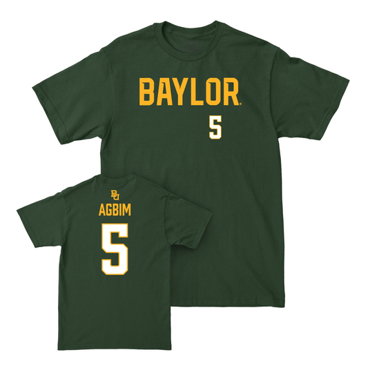Baylor Men's Basketball Green Wordmark Tee  - Obi Agbim
