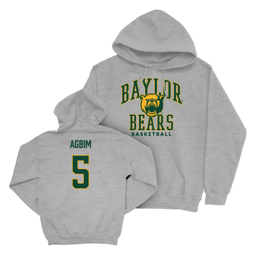Baylor Men's Basketball Sport Grey Classic Hoodie  - Obi Agbim