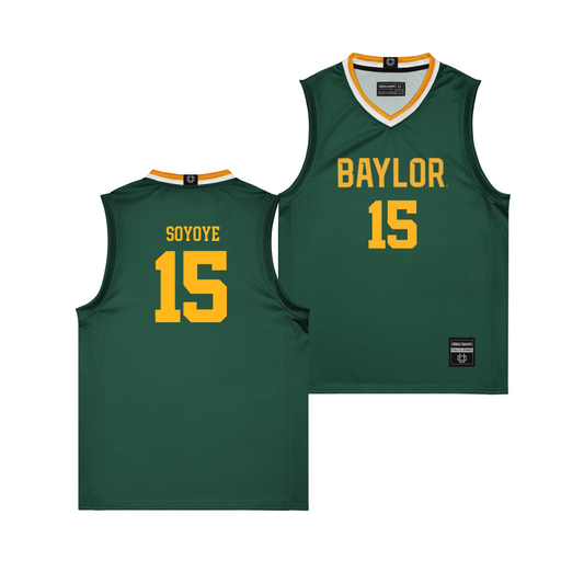 Baylor Mens Basketball Green Jersey  - Ramon Soyoye