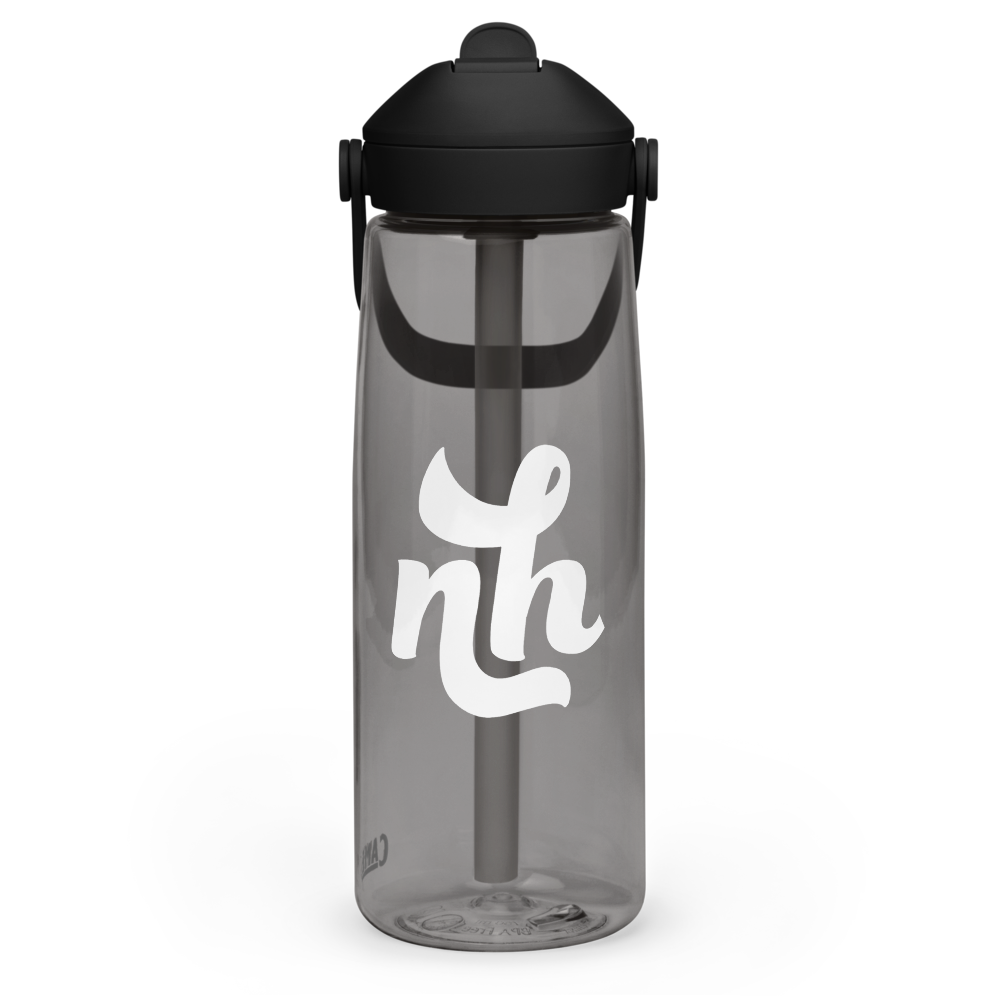 Natasha Howard Logo Water Bottle Black