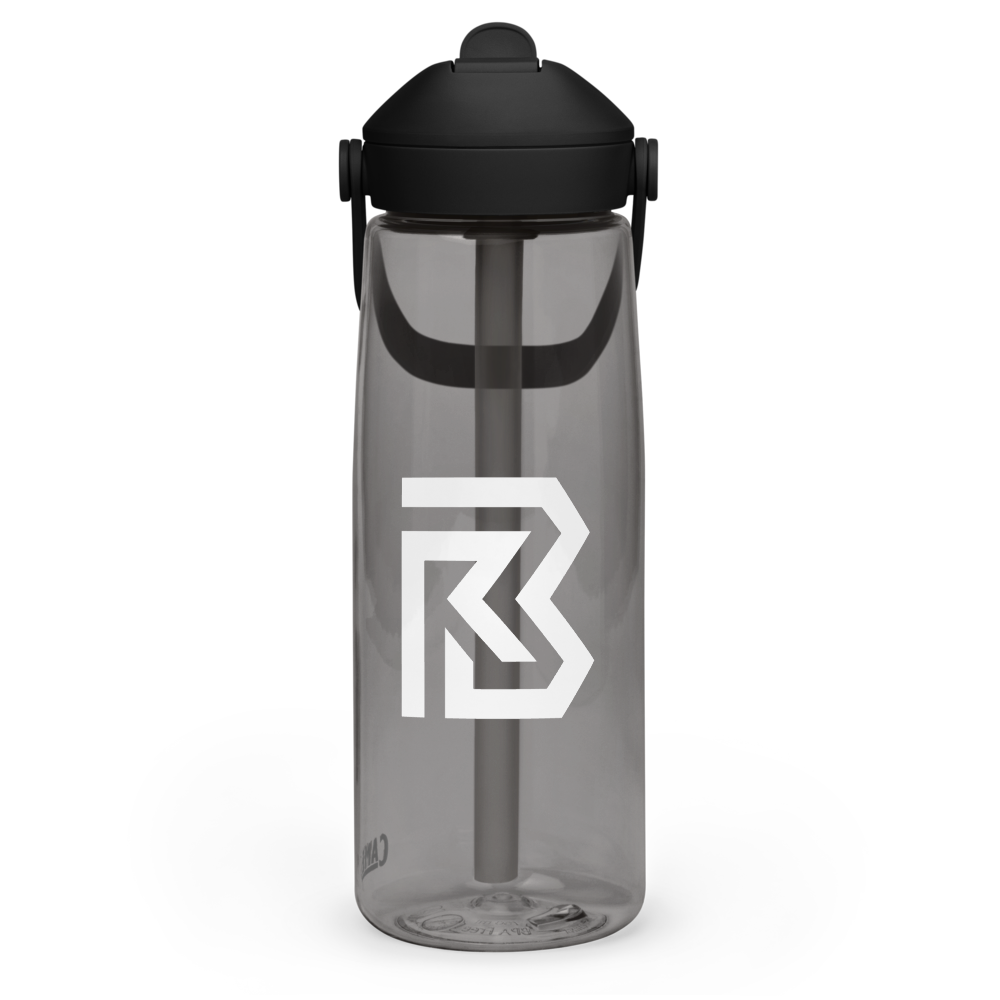 DJ Moore Logo Water Bottle Black