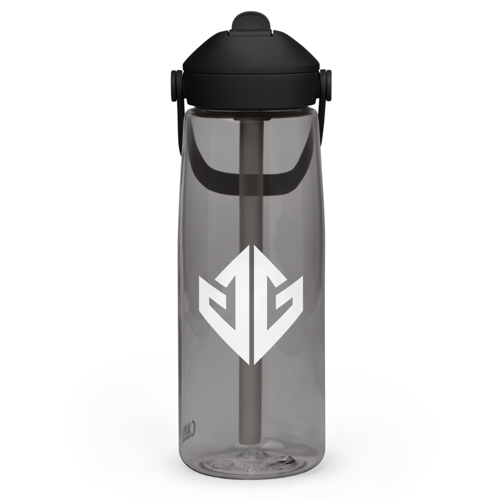 Jerrick Gibson Logo Water Bottle Black