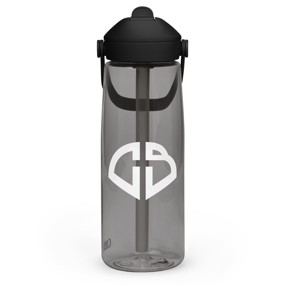 Cam Bynum Logo Water Bottle Black