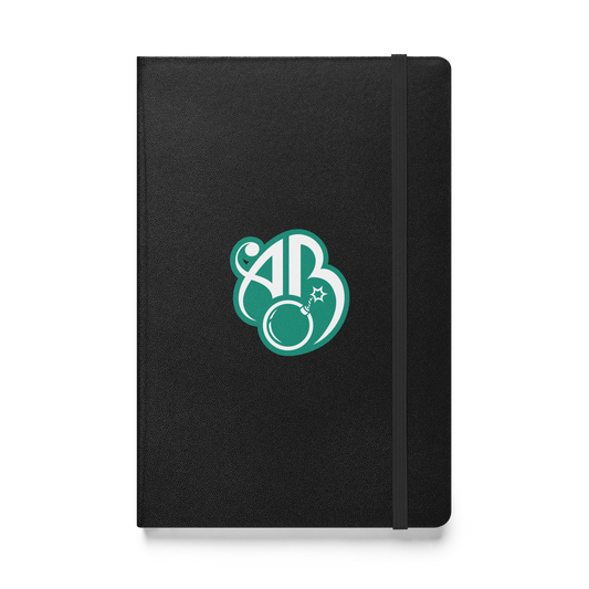 Alycia Baumgardner "Logo" Hardcover Notebook