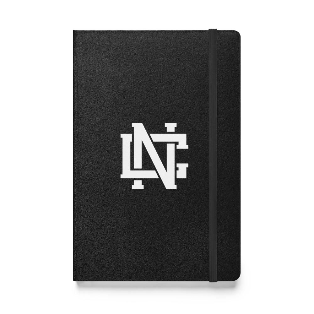Bo Nix Nico Collins Hardcover Notebook Black